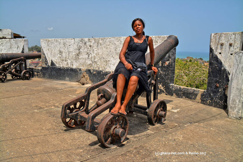 At Fort Victoria, Cape coast, Central region of ghana
